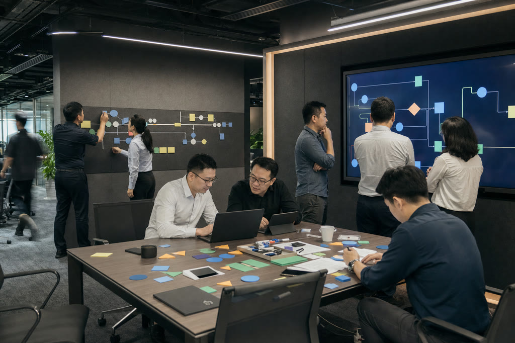 企业AI落地｜AI应用工作坊场景示意图
