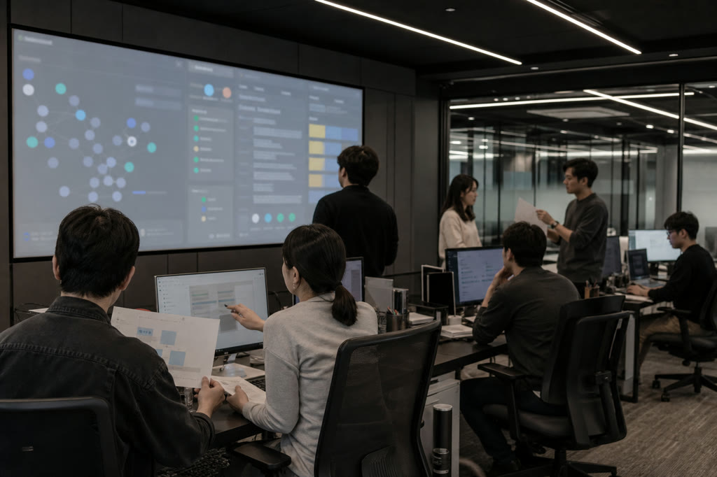 全域GEO｜品牌监测与优化场景示意图